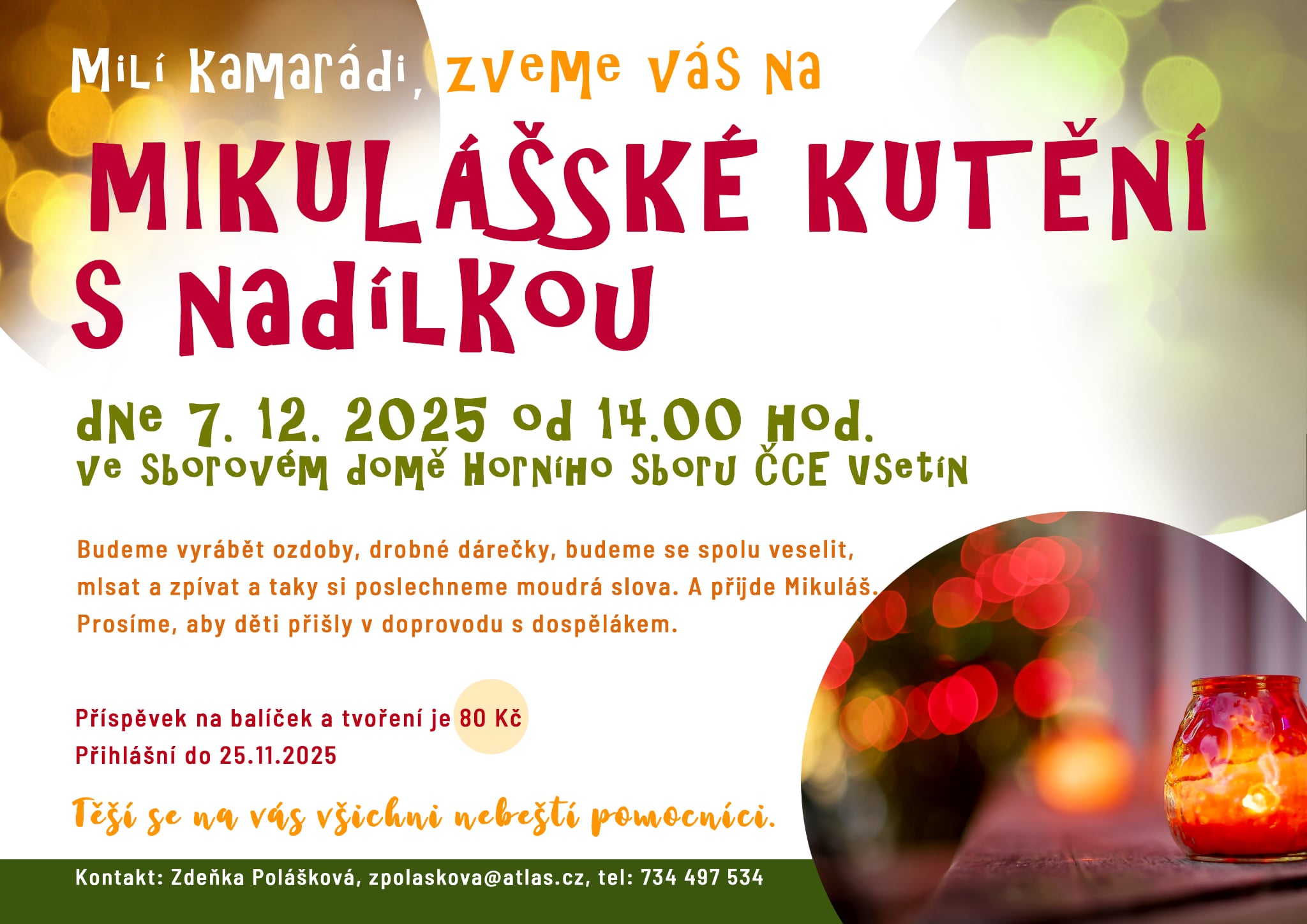 Pozvánka - Mikulášsské kutění 2025